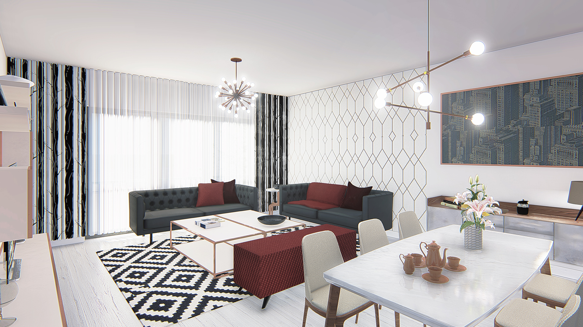 03 KRISTAL APARTMENT LIVING ROOM