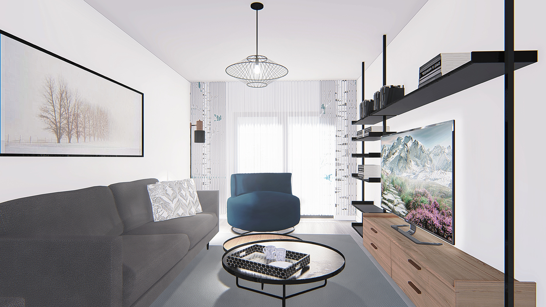 06 KRISTAL APARTMENT LIVING ROOM
