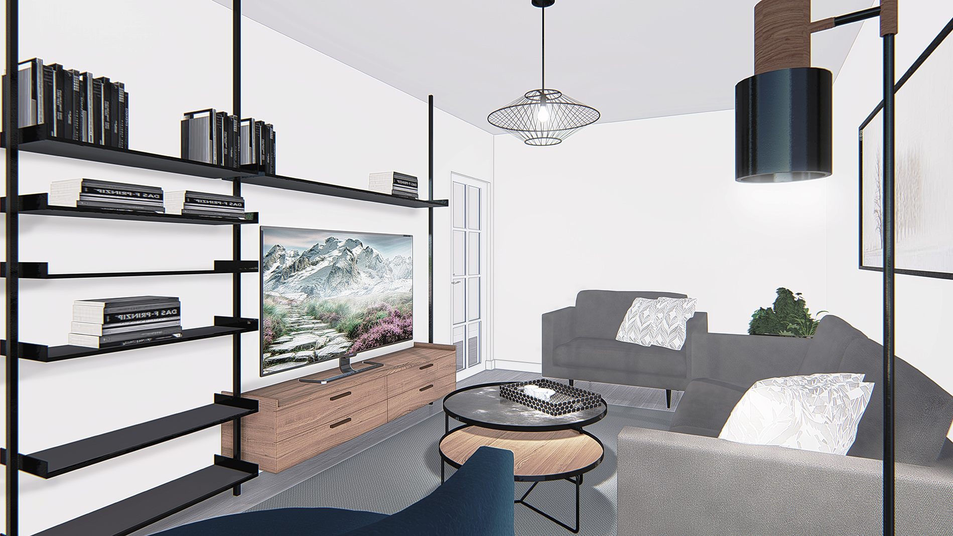 07 KRISTAL APARTMENT LIVING ROOM
