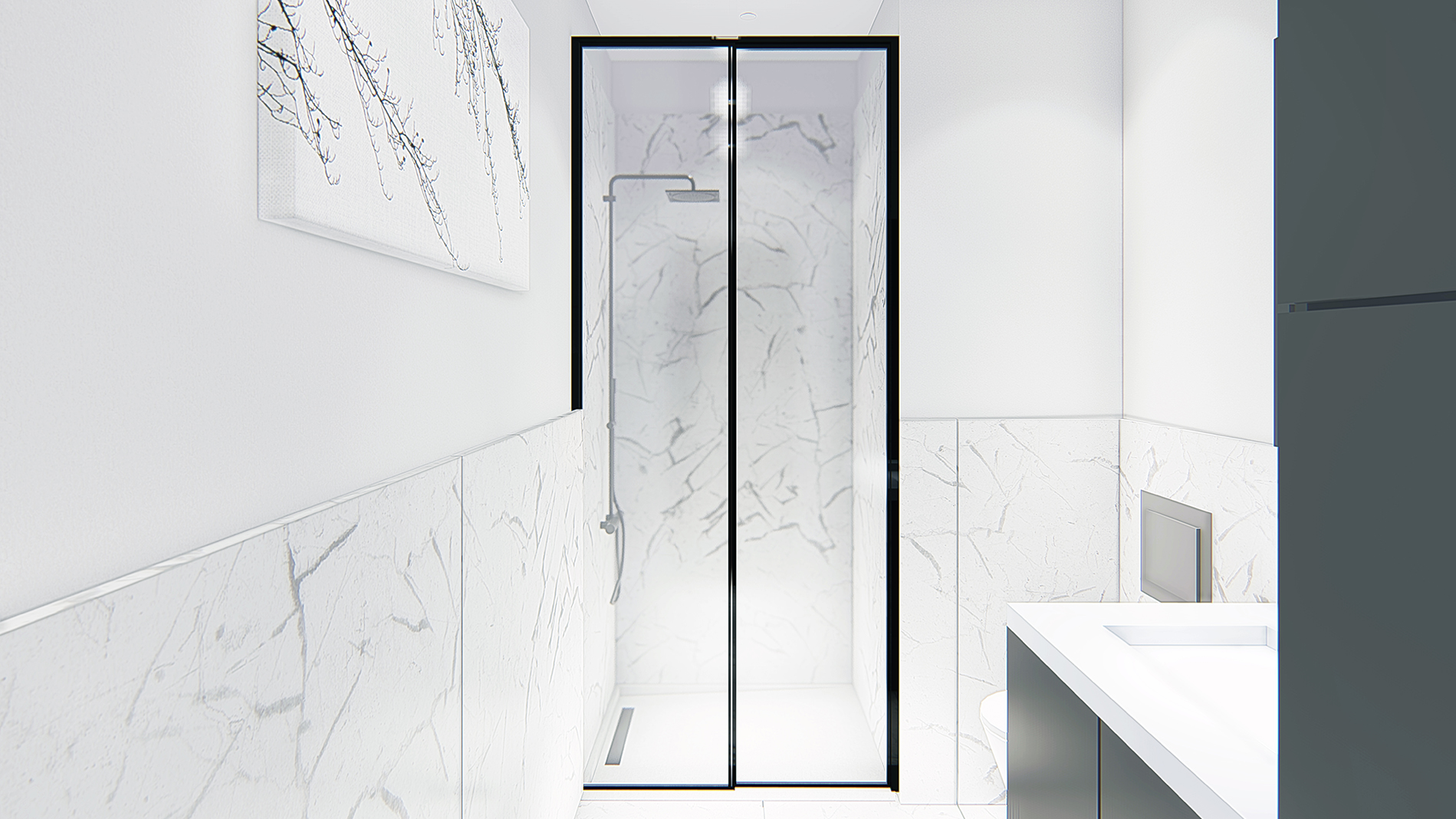 14 KRISTAL APARTMENT MASTER BATHROOM