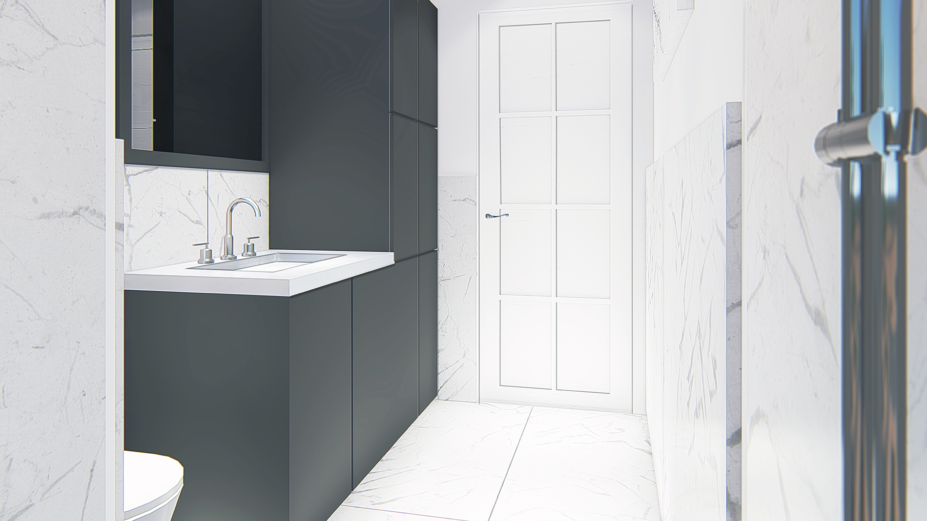 15 KRISTAL APARTMENT MASTER BATHROOM