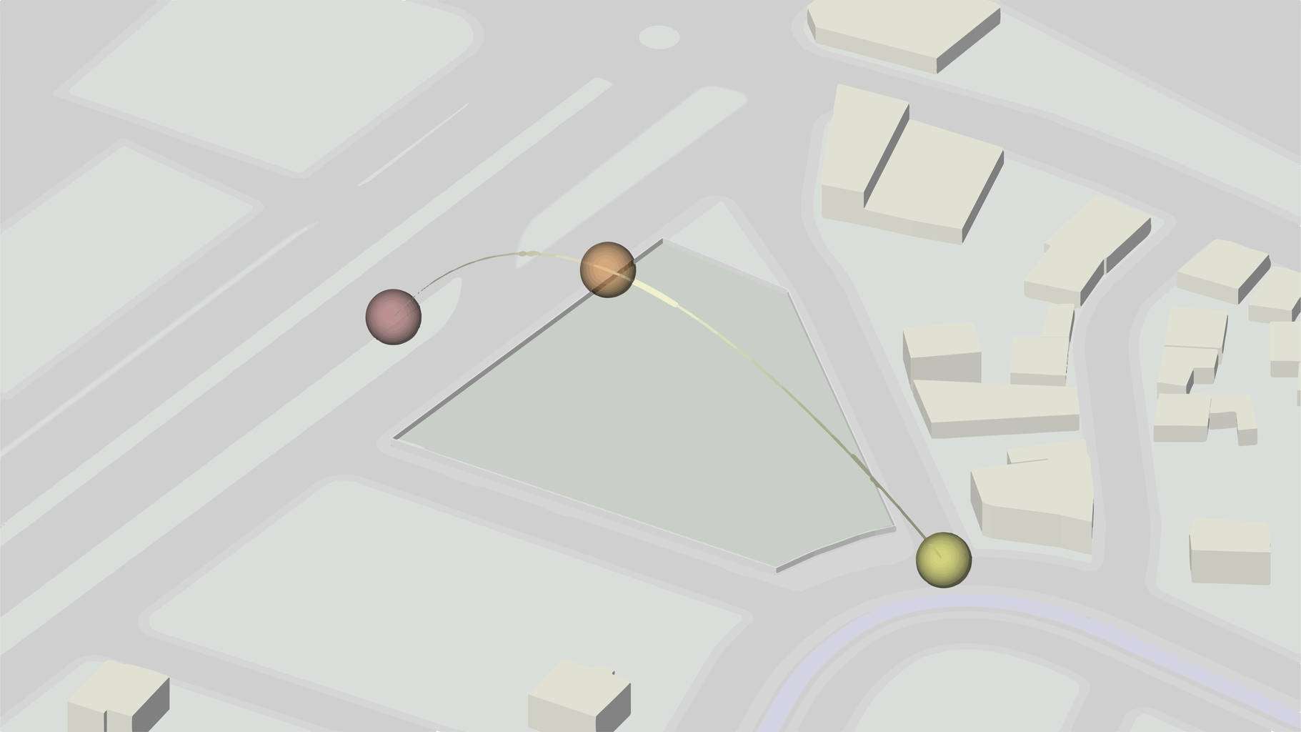 According to the direction of
the sun, the position of the yablade
and the glass gaps were
calculated.
