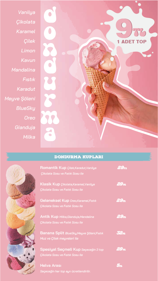 Digital Menu Design Preview