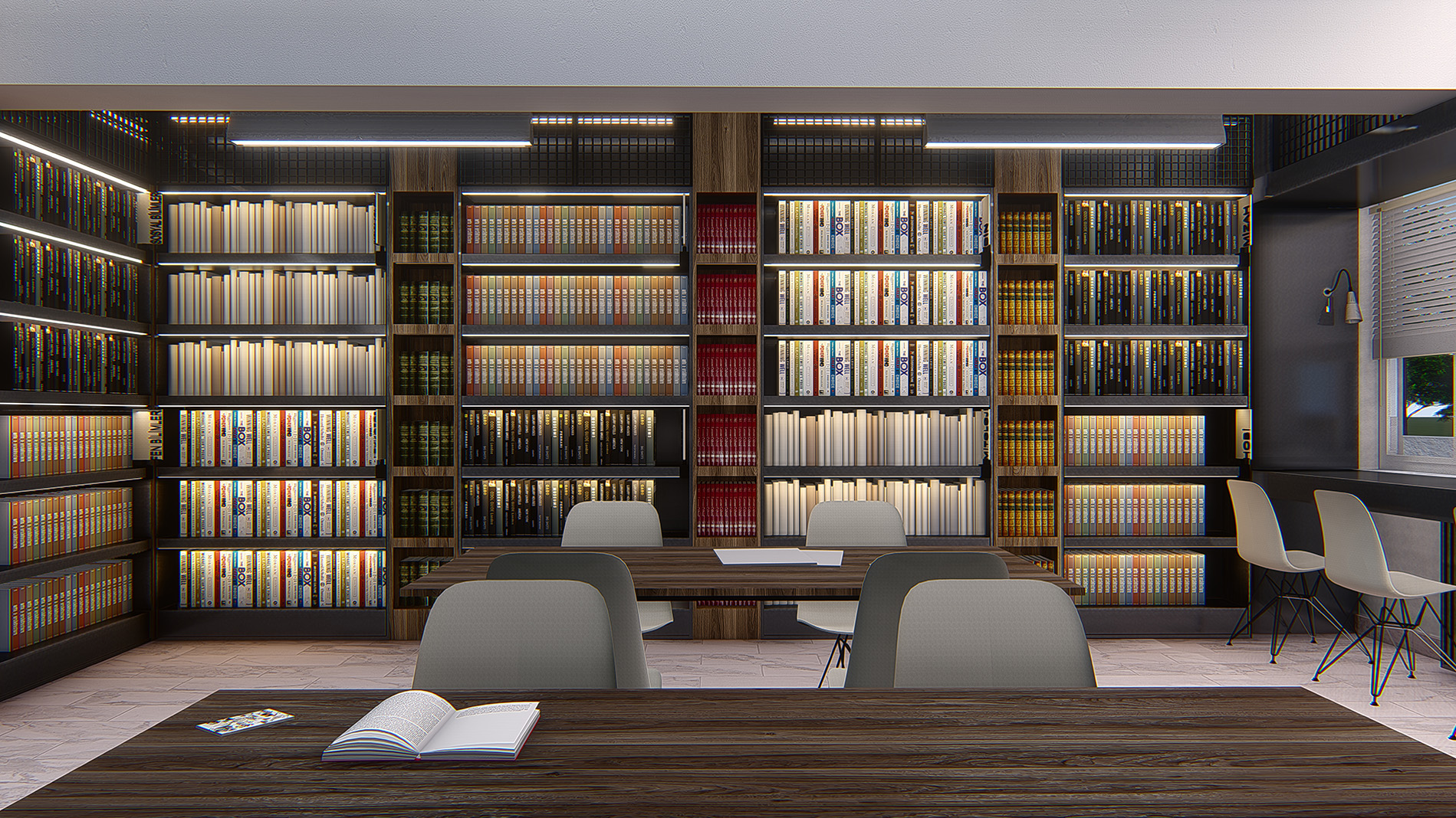 01 DURSUN ONKUZU LIBRARY INTERIOR DESGIN