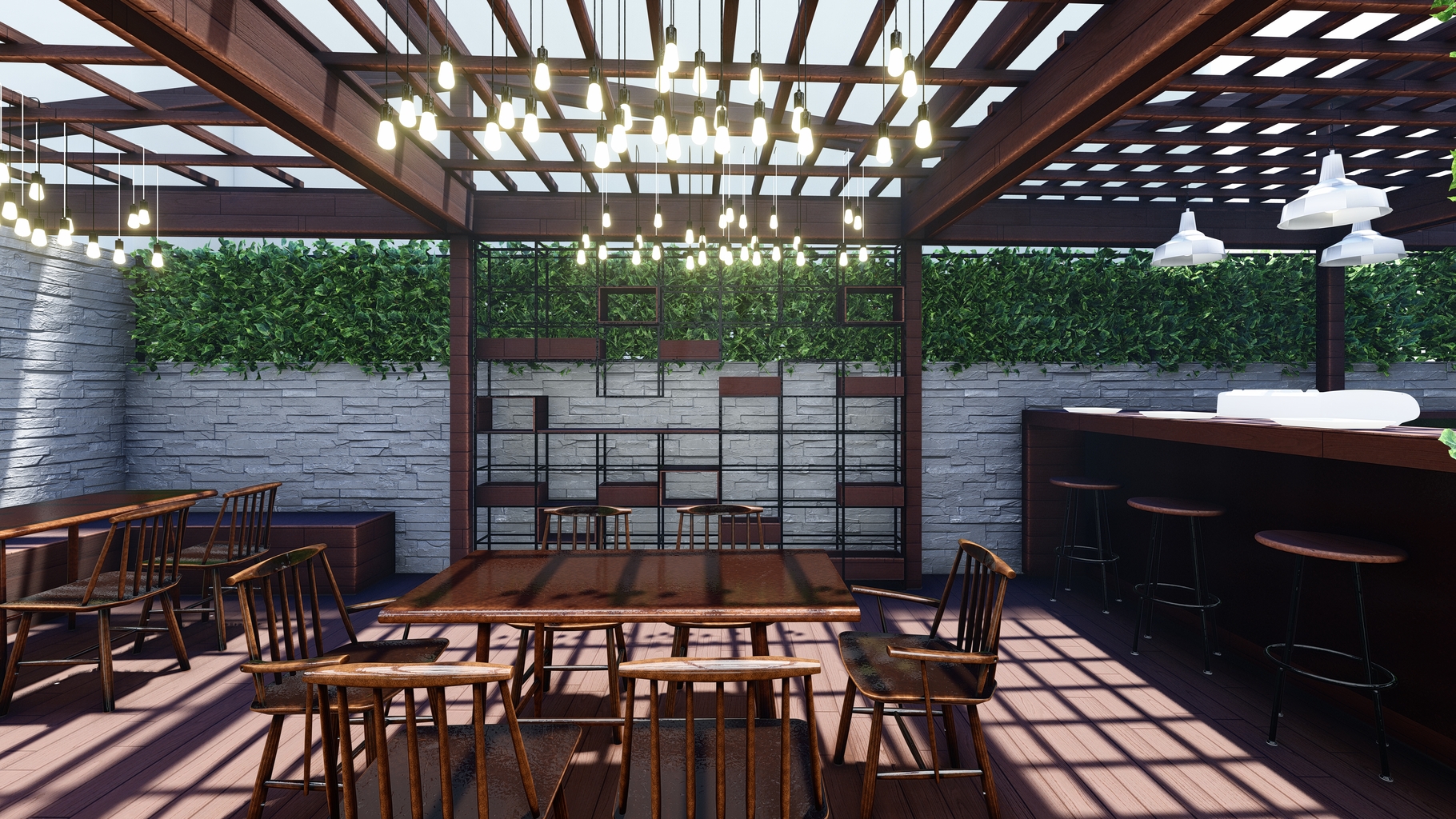 06 ENGELSIZ CAFE OUTDOOR DESIGN MAIN AREA