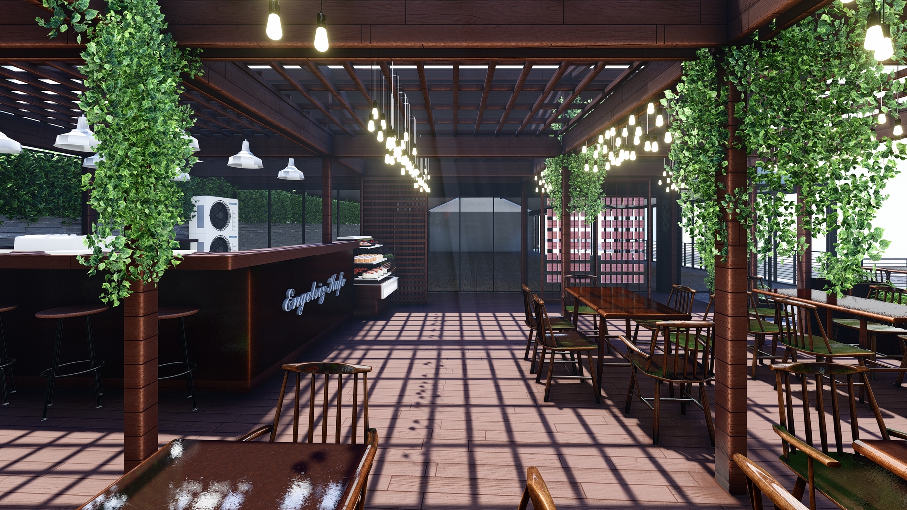10 ENGELSIZ CAFE OUTDOOR DESIGN BAR AREA